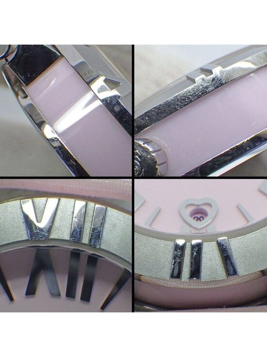 Tiffany & Co Watch Atlas Heart Date Roman Index Pink Dial SS Ceramic Satin main image 10